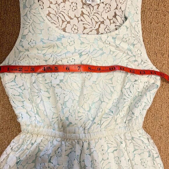 H&M Divided Lace Dress Mint Cream - S - Picture 14 of 16
